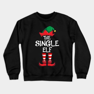 Single Elf Matching Family Christmas Crewneck Sweatshirt